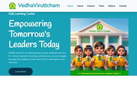 Vedhaviruttcham School Logo